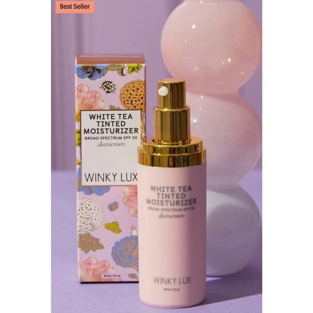 Winky Lux White Tea Tinted Moisturizer Medium 1 fl oz - SPF 30 Imperfect Box
